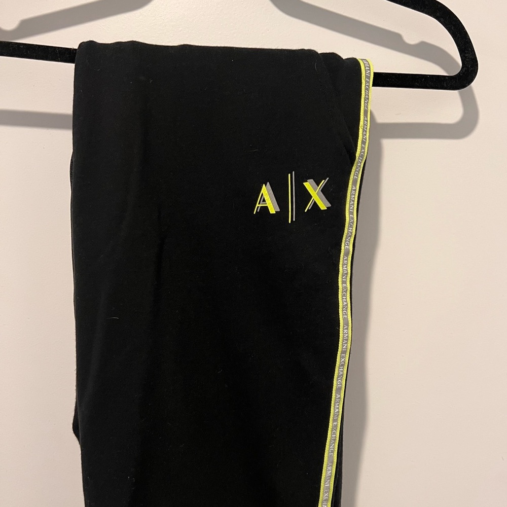 Black Armani Exchange Sweatpants
